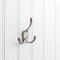 Elements 4" Satin Nickel Large Concealed Triple Prong Wall Mounted Hook YT40C-400SN - alternate 1